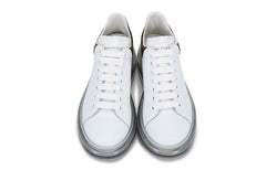 Alexander McQueen Oversized Transparent Sole Sneaker 'White Brown Crocodile' 645872WHZ4P9311 #
