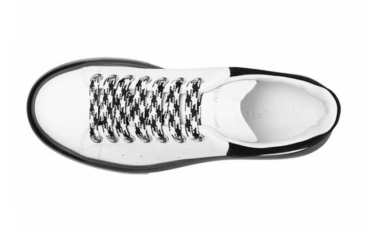 (WMNS) Alexander McQueen Oversized Sneaker 'White Black Sole' 611698WHXMA9061 #