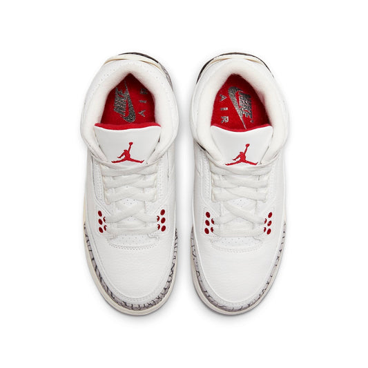 (GS) Air Jordan 3 Retro 'White Cement Reimagined' DM0967-100 #