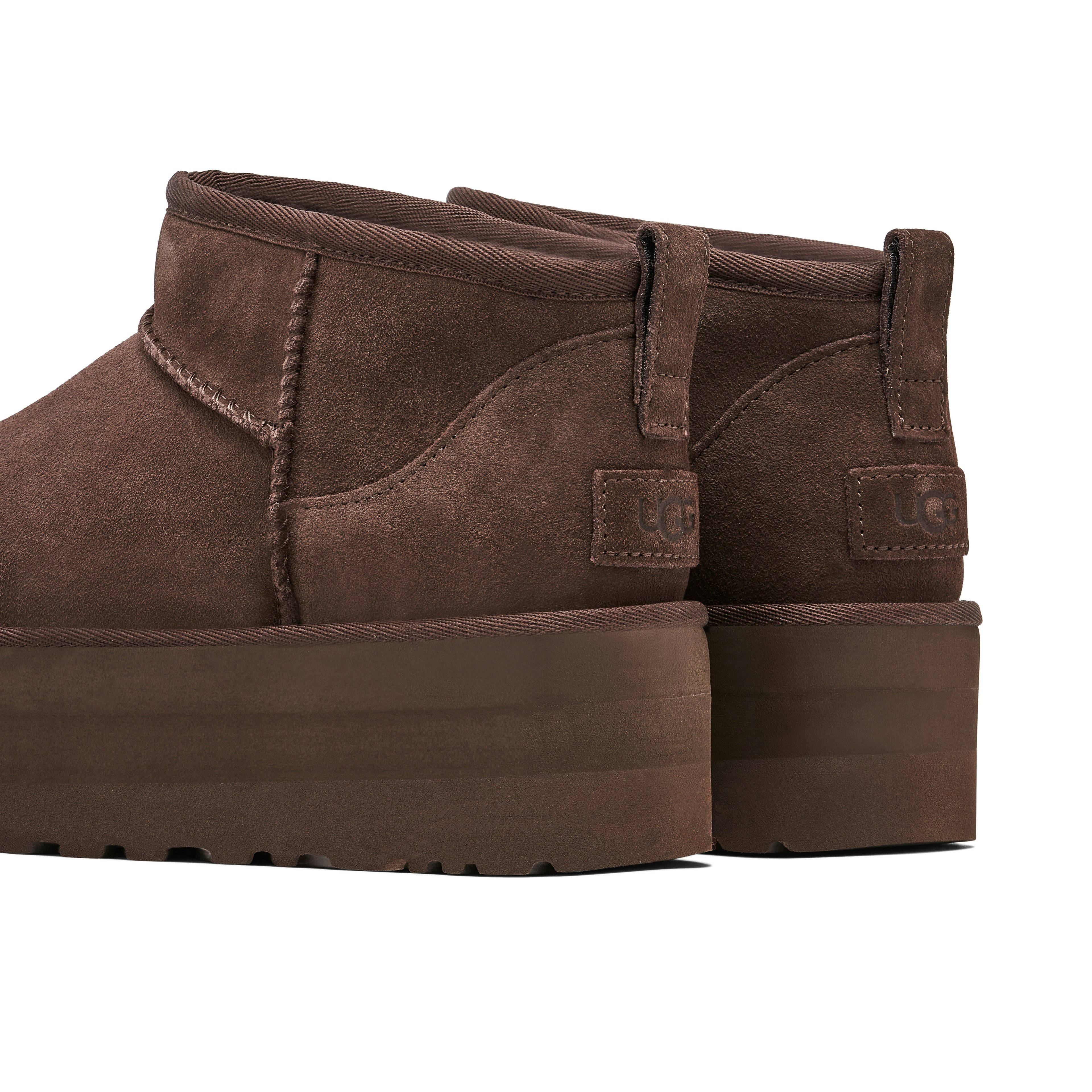 UGG CLASSIC ULTRA MINI PLATFORM BURNT CEDAR WOMENS
