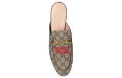 (WMNS) GUCCI Princetown Slipper 'Gucci Tiger - Beige Ebony' 687841-UTG10-9760 #