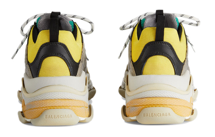Balenciaga Triple S x Gucci 'The Hacker Project - Beige Yellow' 681067-UMO20-9766 #