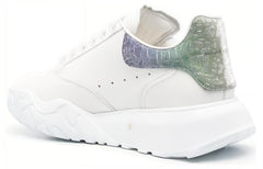 (WMNS) Alexander McQueen Court Sneakers 'White Multi' 733025WID619487 #