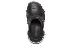 (WMNS) Balenciaga Hardcrocs Slide x Crocs 'Nero Silver' 687398W1S8N1081 #