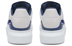 Alexander McQueen Oversized Leather Sneakers 'Blue White' 777300WIEM44699 #