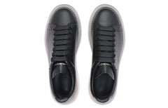 Alexander McQueen Oversized Sneaker 'Black Clear Sole' 604232WHX981070 #
