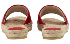 (WMNS) Gucci G Shoe Red 573028-BKO00-6433 #.