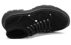 (WMNS) Alexander McQueen Tread Slick Boot 'Black' 595469WHZ281081 #
