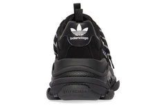 (WMNS) Adidas x Balenciaga Triple S Sneaker 'Black' 712764W2ZB21090 #