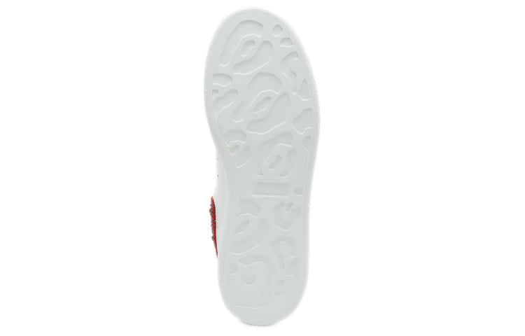 Alexander McQueen Oversized Sneaker 'White Red Crystal' 662654WIB989493 #