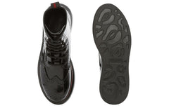 (WMNS) Alexander McQueen Hybrid Lace Up Boot 'Black' 586402WHX511000 #