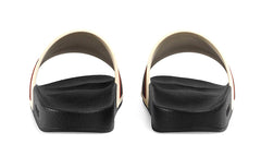 Gucci Stripe Rubber Slide 'Ecru' 522884-JC200-9572 #.