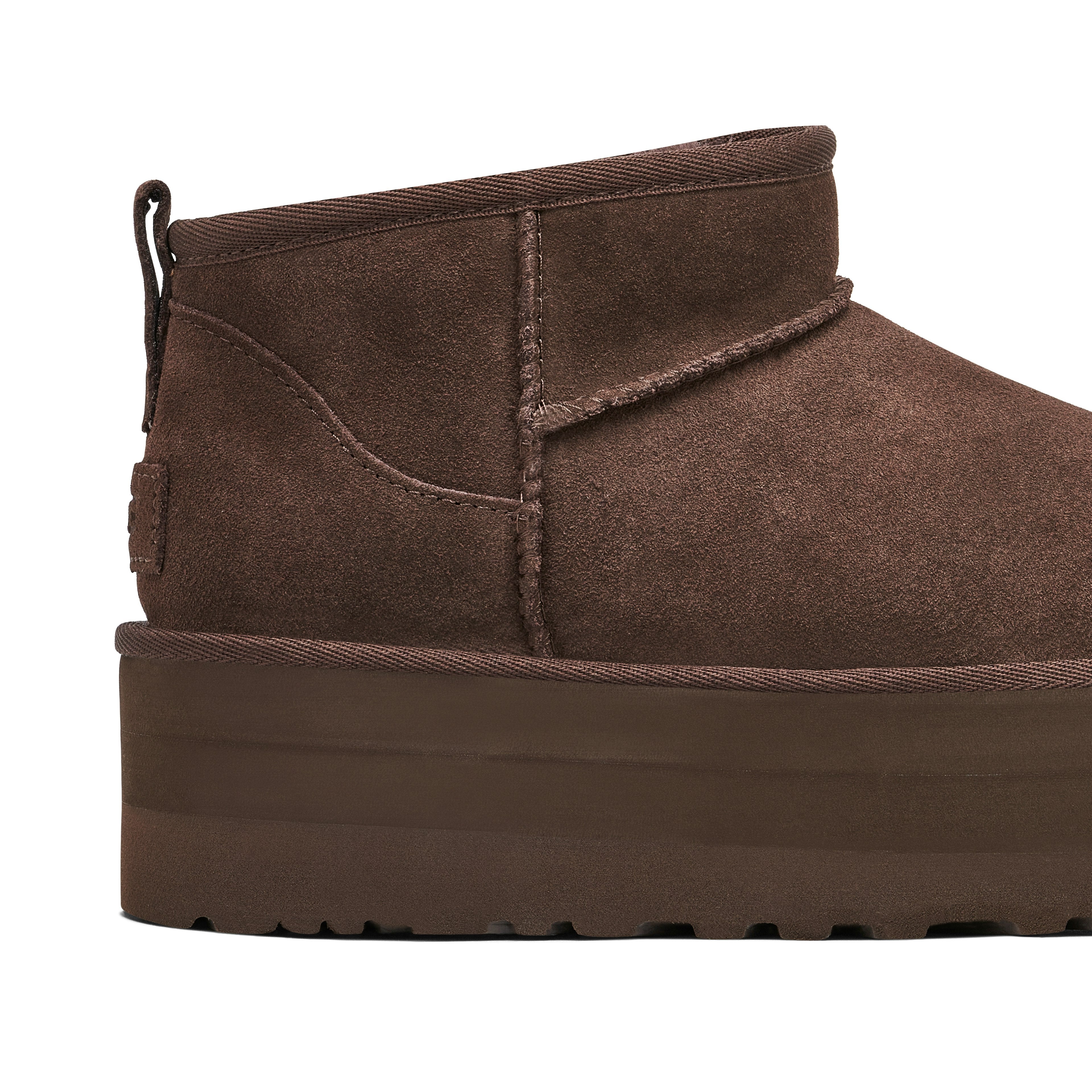 UGG CLASSIC ULTRA MINI PLATFORM BURNT CEDAR WOMENS