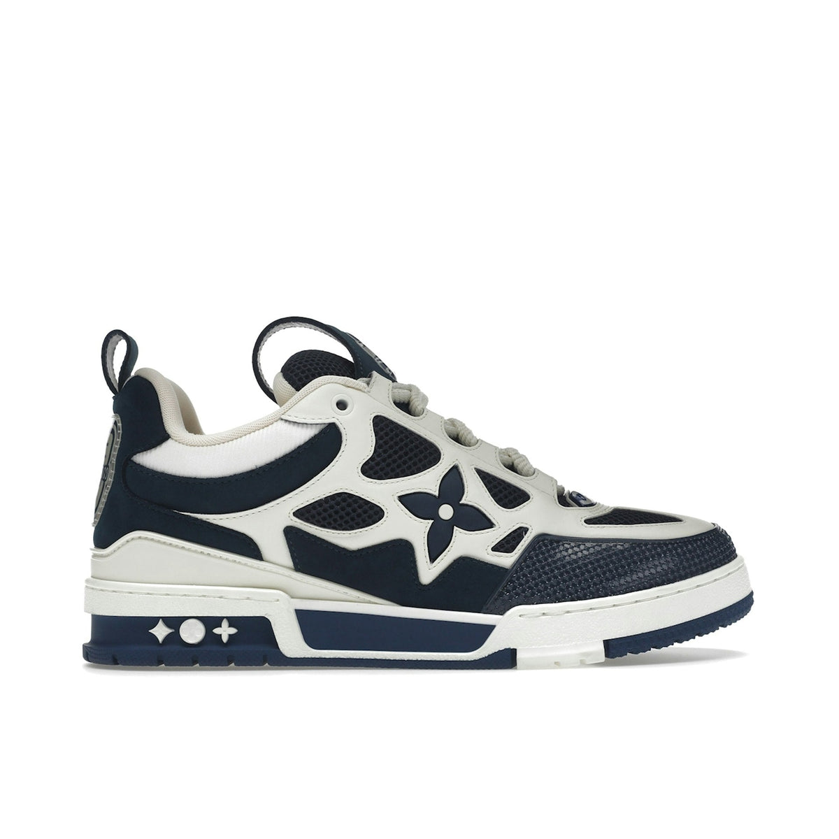 LOUIS VUITTON BASKET LV SKATE MARINE BLANC