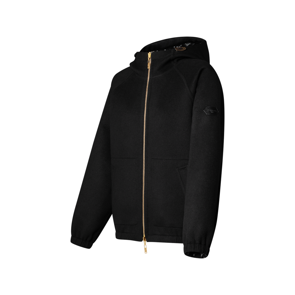 Reversible double-sided hooded sweatshirt