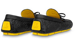 Mocassins LOUIS VUITTON x YAYOI KUSAMA « Monogramme noir et jaune » 1ABD55 #