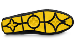 Mocassins LOUIS VUITTON x YAYOI KUSAMA « Monogramme noir et jaune » 1ABD55 #