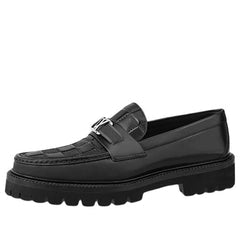 LOUIS VUITTON LV Major Loafers « Crocodile Noir » 1A9HXA #