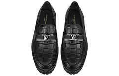 LOUIS VUITTON LV Major Loafers « Crocodile Noir » 1A9HXA #