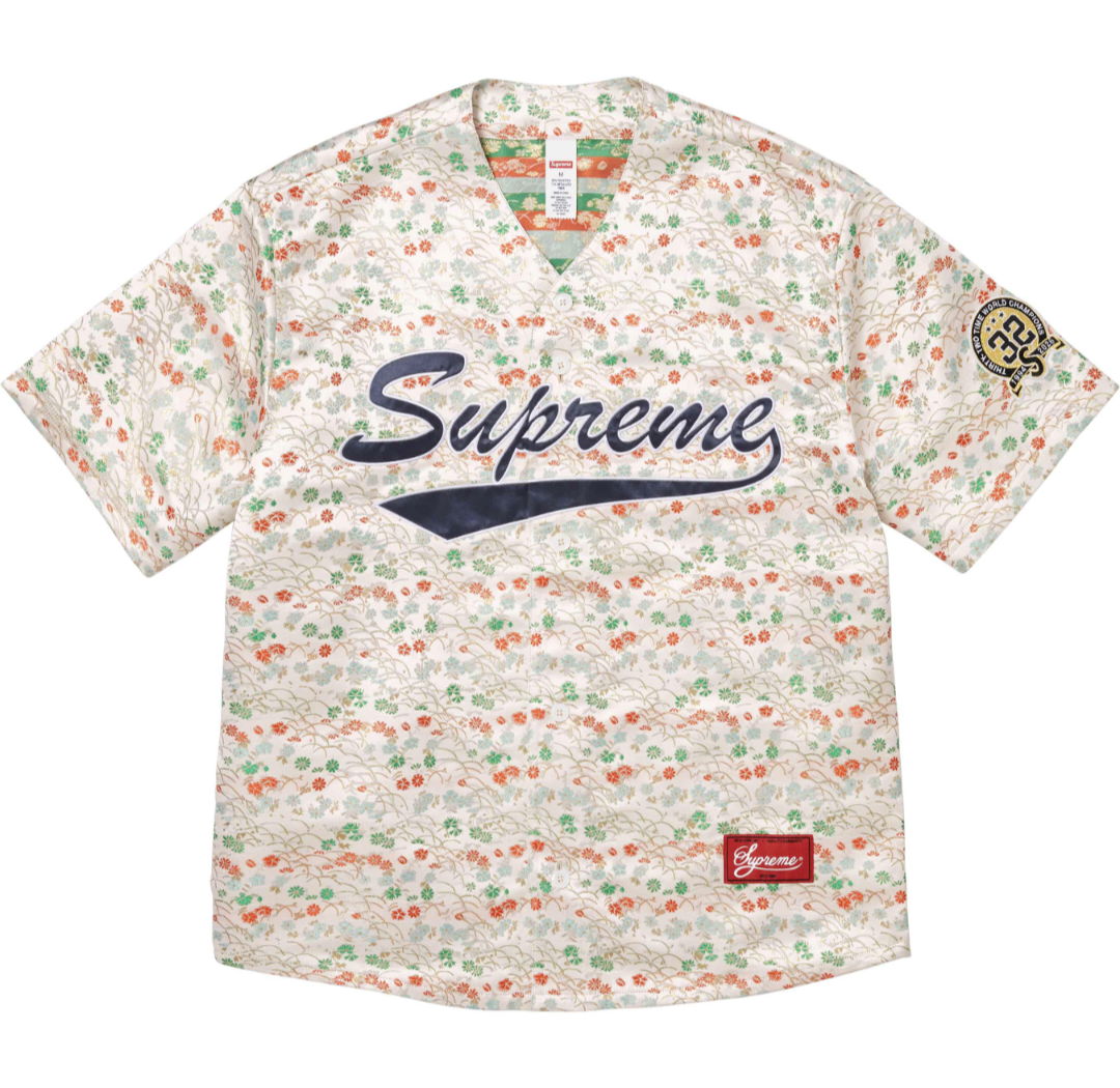 SUPREME SS26 KIMONO BASEBALL JERSEY
