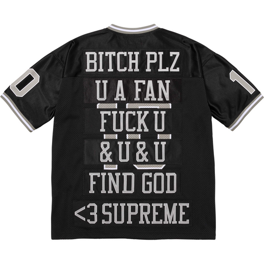 Maillot de football Supreme Find God black