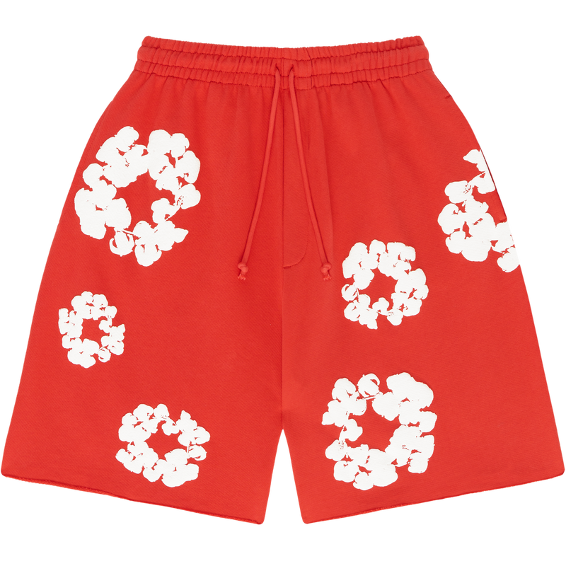 Denim Tears The Cotton Wreath Shorts Rouge