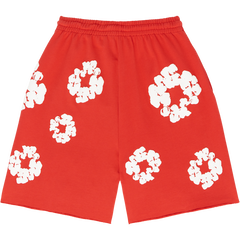 Denim Tears The Cotton Wreath Shorts Rouge