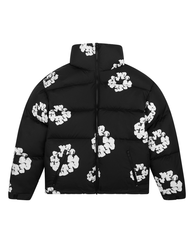 Doudoune motif couronne de coton