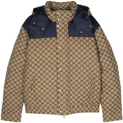 Doudoune Gucci en toile GG