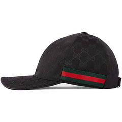 GUCCI GG toile Original Casquette de baseball Web noir / Style 200035 KQWBG 9791