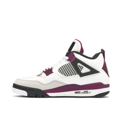 AIR JORDAN 4 X PSG WHITE NEUTRAL GREY BORDEAUX