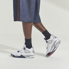 AIR JORDAN 4 RETRO WHITE MIDNIGHT NAVY
