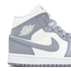 AIR JORDAN 1 MID GREY SAIL WOMENS