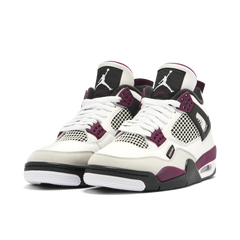 AIR JORDAN 4 X PSG WHITE NEUTRAL GREY BORDEAUX