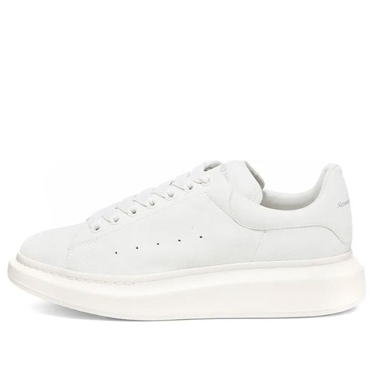Alexander McQueen Nubuck Wedge Sole Sneaker 'Ivory' 553761WHV679521 #