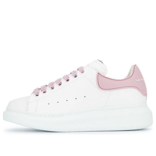 (WMNS) Alexander McQueen Oversized Sneaker 'White Pink' 621056WHXMT9377 #