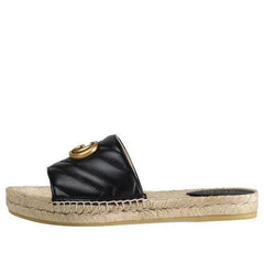 (WMNS) Gucci G Shoe 'Black Gold' 573028-BKO00-1000 #.