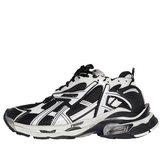 (WMNS) Balenciaga Runner 'White Black White' 677402W3RB29010 #
