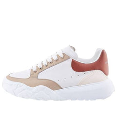 Alexander McQueen Court Trainers 'White Tan Red' 735780WID6A8804 #